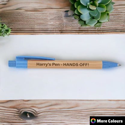 Bamboo Pen - Hands Off