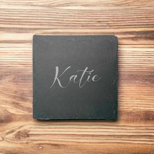 Slate Coaster – Name