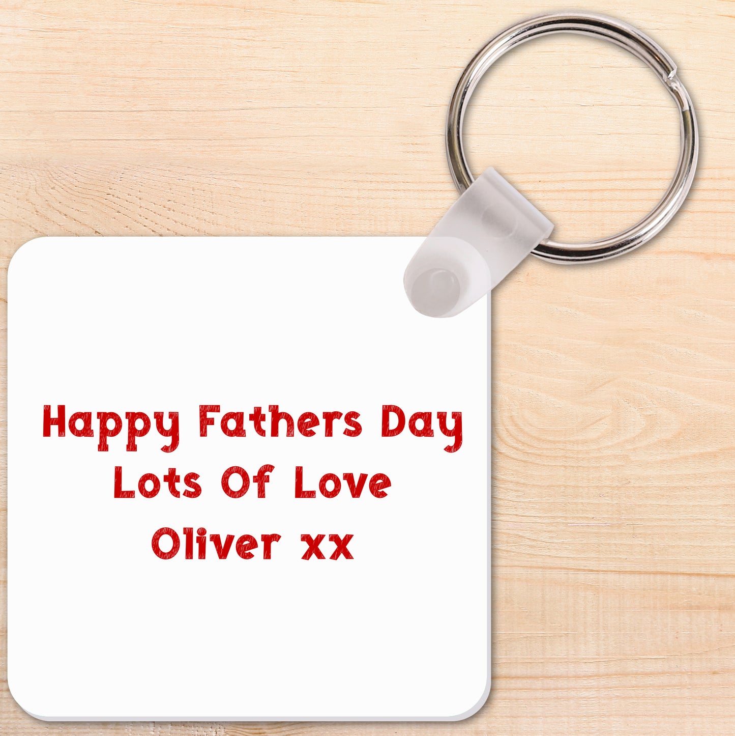 Dad in Training Keyring