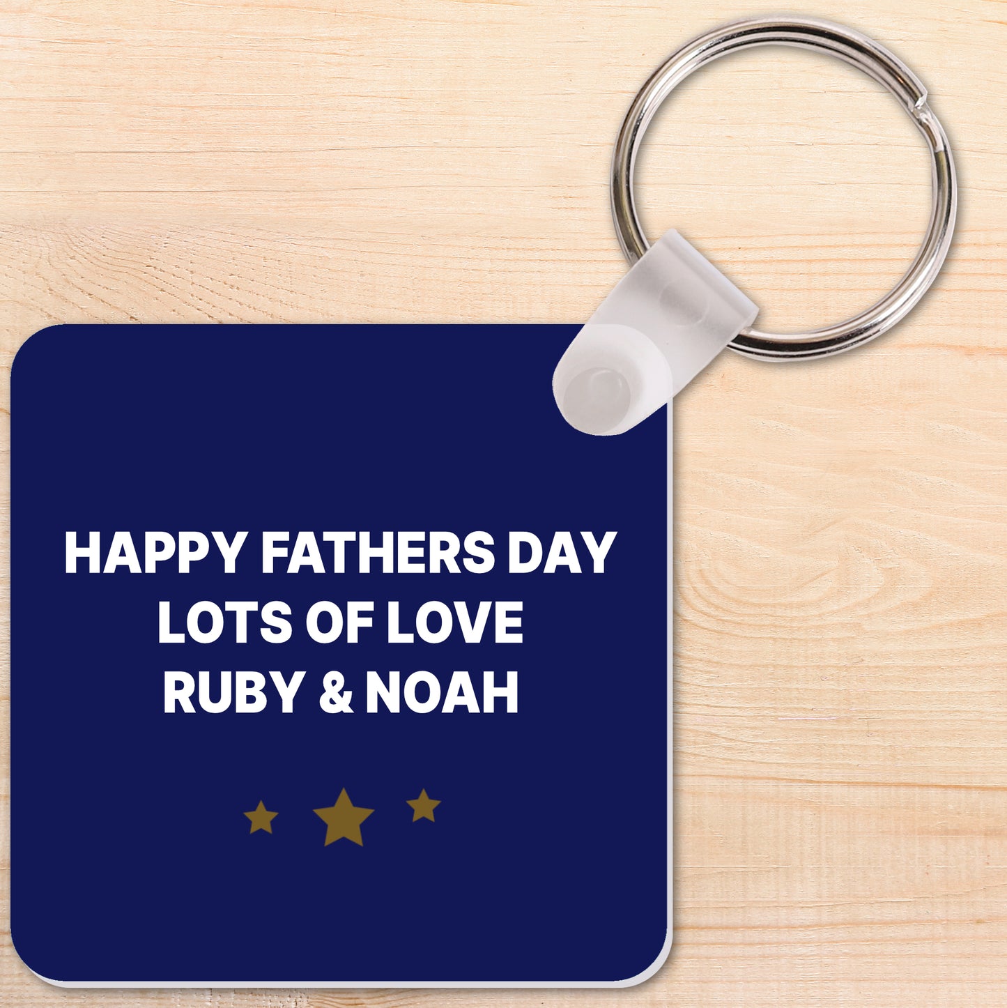 Proud Dad of a few dumbass kids personalised Keyring