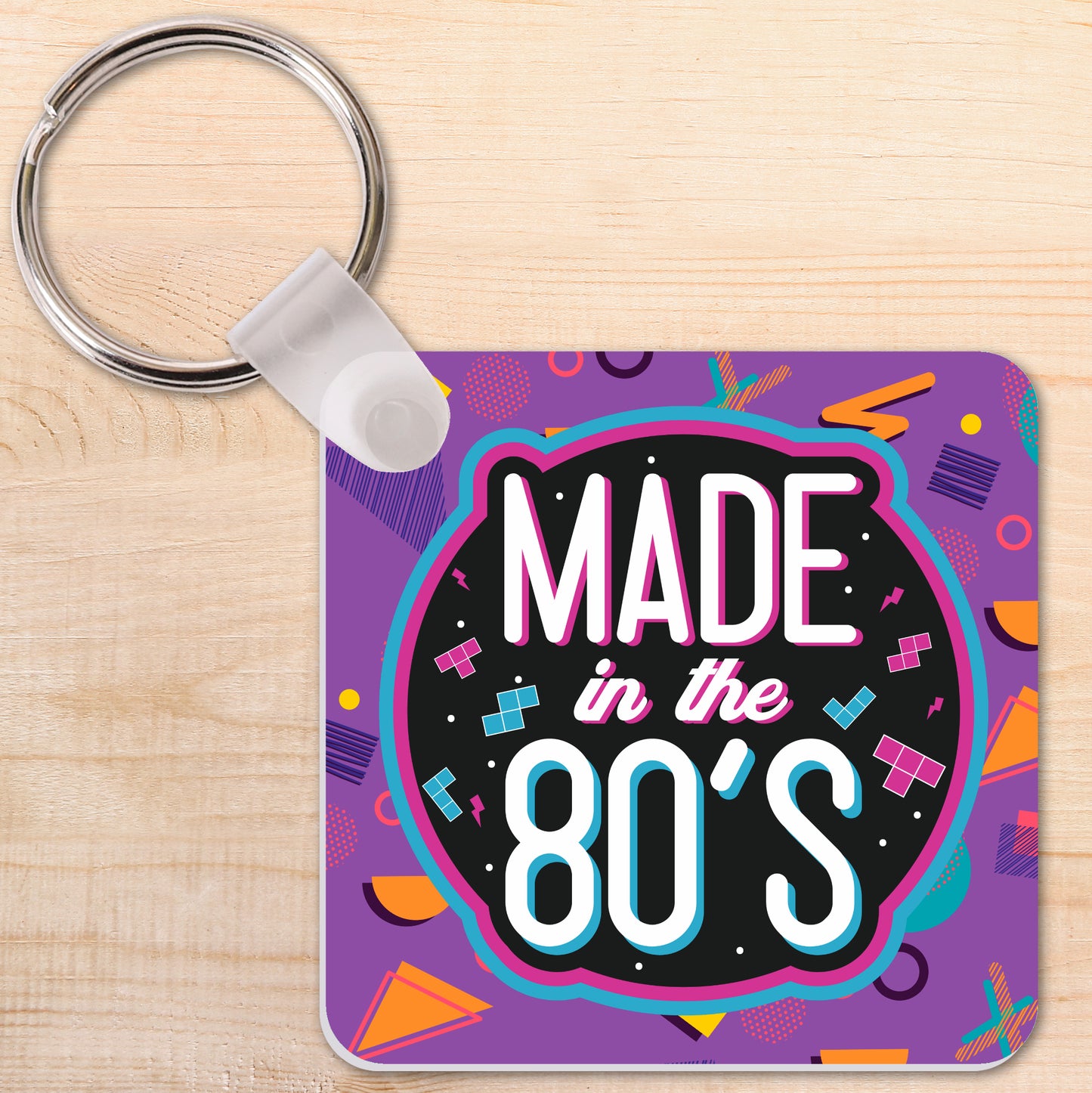 Made in the 80's Keyring