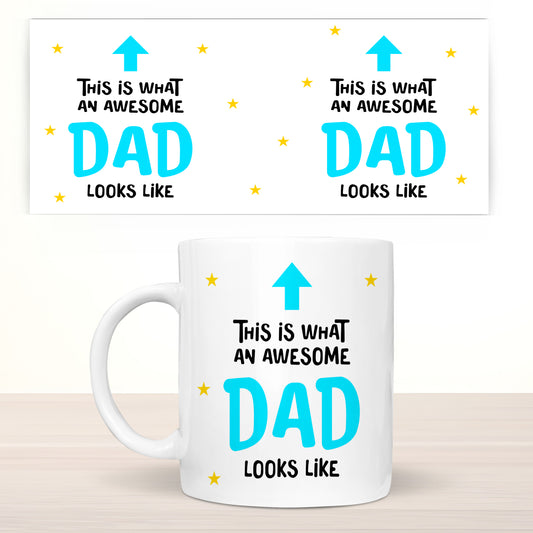 Awsome Dad Looks Like Mug