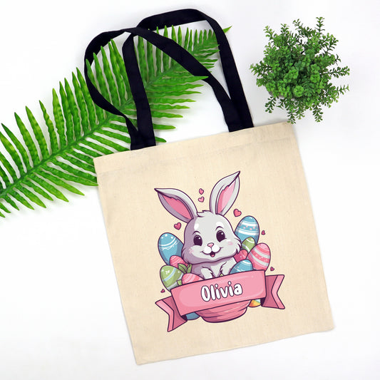 Pink Easter Tote Bag